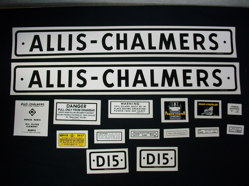 AllisChalmers D15 195760 (blk bar grill)
